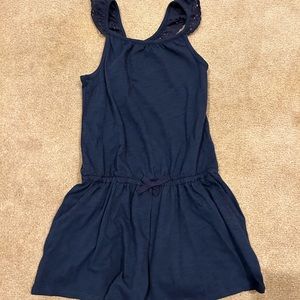 GAP kids navy blue romper